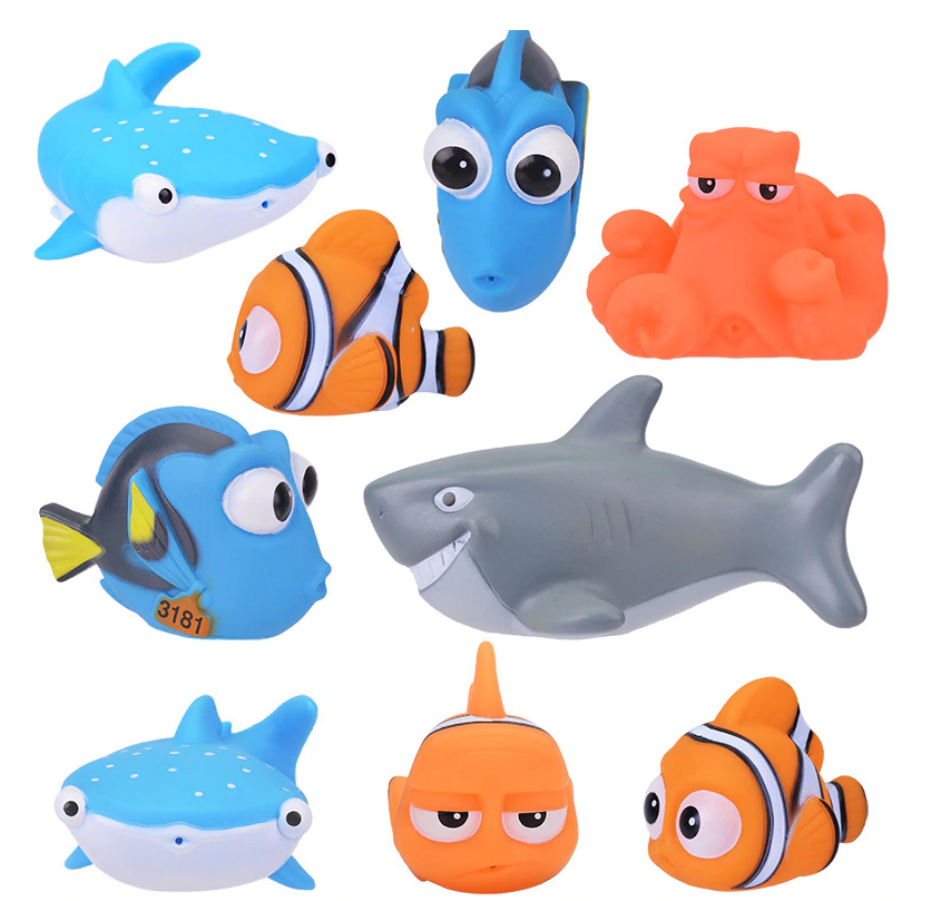 8 teiliges Bad Spielzeug